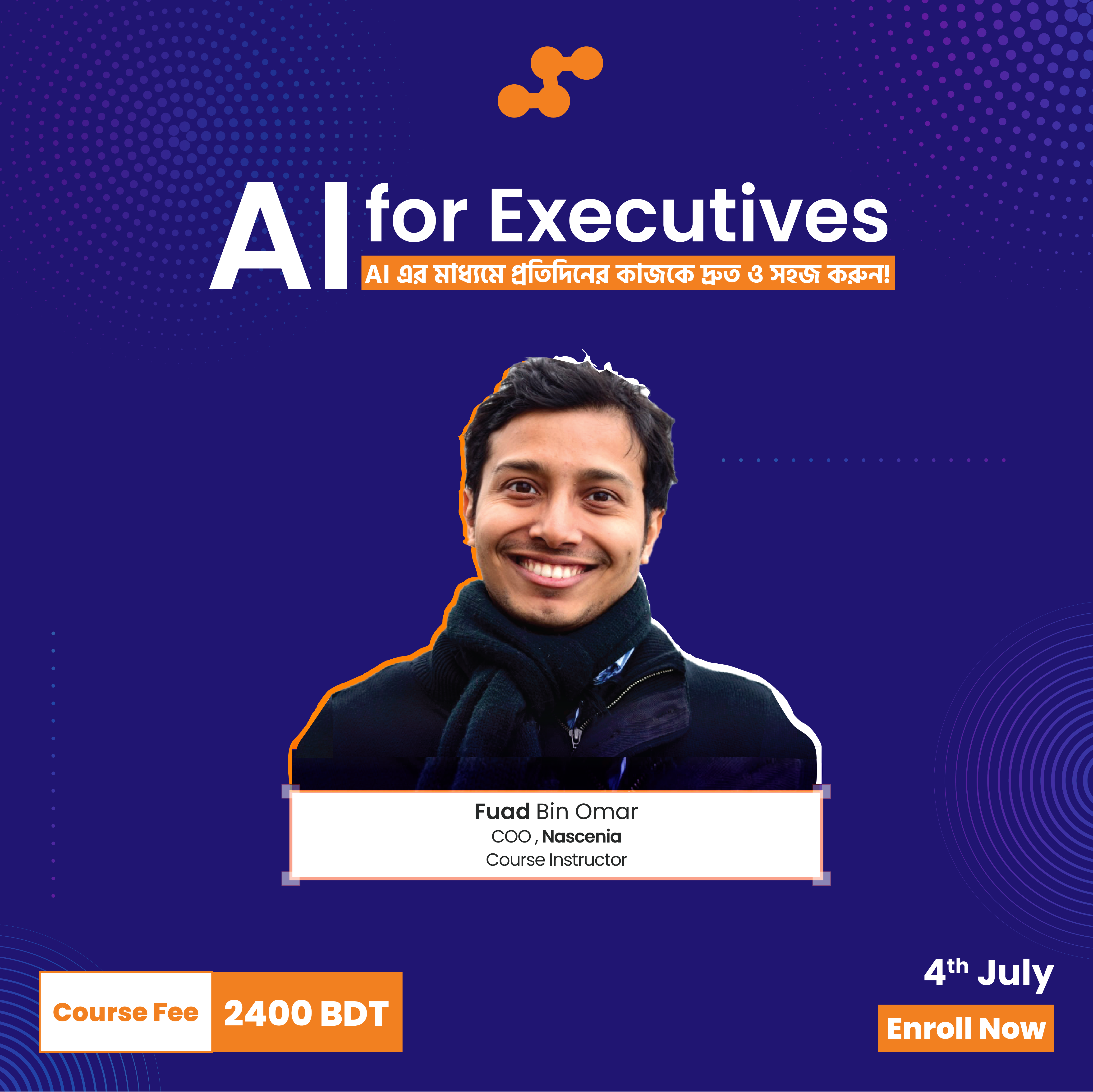 AI for executives course instructor Fuad